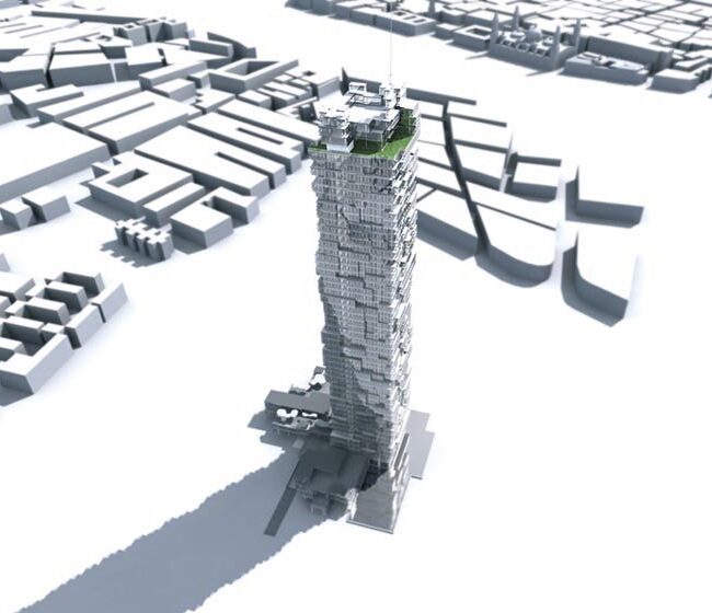 Proyectos de urbanismo contemporáneo | Poznan Forum Tower 6